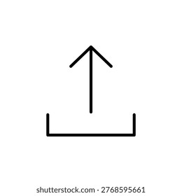 Outline Outbox icon for message sending