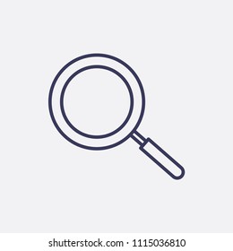 Outline pan icon illustration,vector kitchen sign symbol