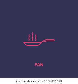 Outline pan icon.pan vector illustration. Symbol for web and mobile