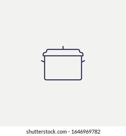 Icono de esquema pan.ilustración vectorial de plano. Símbolo de web y móvil