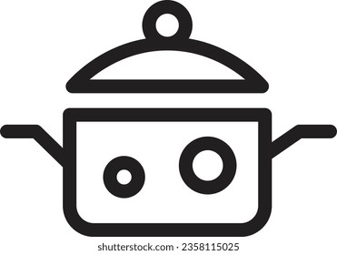 Outline Pan Pot Outline Icon