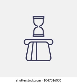 Outline payment processor icon illustration vector symbol