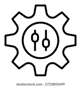 Icono de personalización de esquema para Configuraciones personalizadas y preferencias de usuario.
