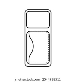 Outline Phone Case with Card Holder