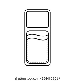 Outline Phone Case with Card Holder