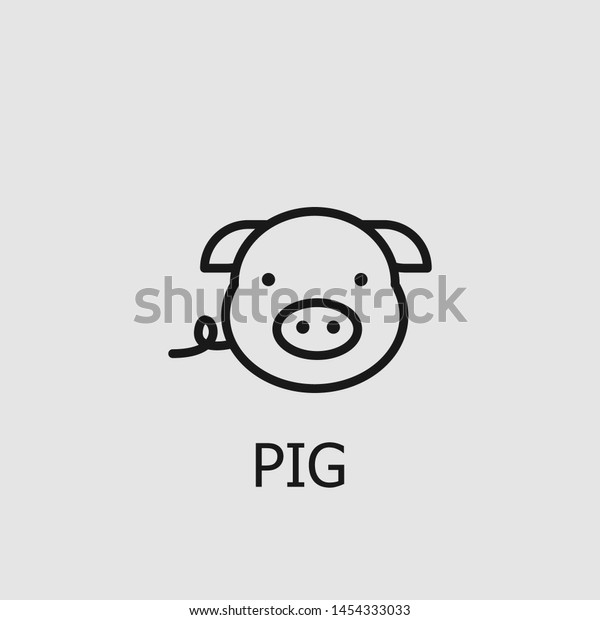 Featured image of post Pig Vector Outline You may also like pig day or national pig day clipart