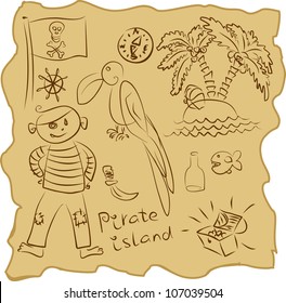 outline Pirate Collection