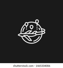 Outline planning vector icon. Planning illustration for web, mobile apps, design. Planning vector symbol.