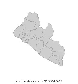 1,872 Liberia political map Images, Stock Photos & Vectors | Shutterstock