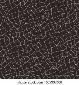 Outline polygon seamless pattern. Digital surface