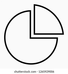 Outline portion pixel perfect vector icon