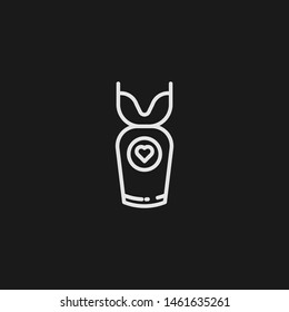 Outline pregnancy vector icon. Pregnancy illustration for web, mobile apps, design. Pregnancy vector symbol.