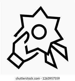 Outline prize pixel perfect vector icon