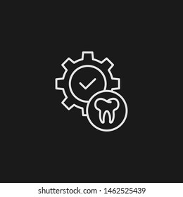 Outline process vector icon. Process illustration for web, mobile apps, design. Process vector symbol.