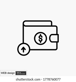 Outline profile vector icon. Profile illustration for web, mobile apps, design. vector symbol.