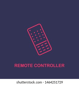 Outline remote controller icon.remote controller vector illustration. Symbol for web and mobile