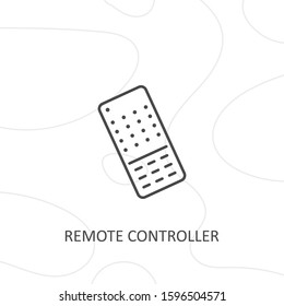 Outline remote controller icon.remote controller vector illustration. Symbol for web and mobile