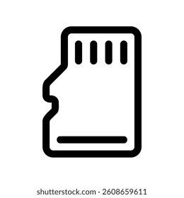 Outline representation of a common secure digital type memory card