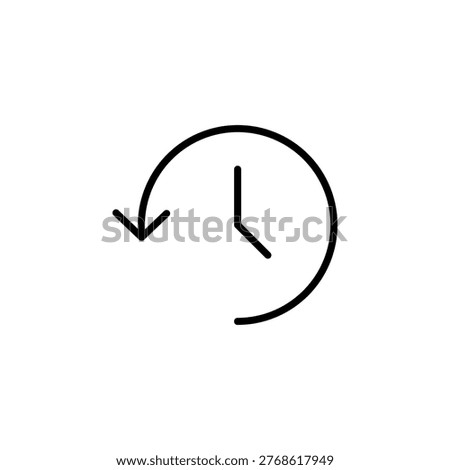 Outline Restore icon for recovery system