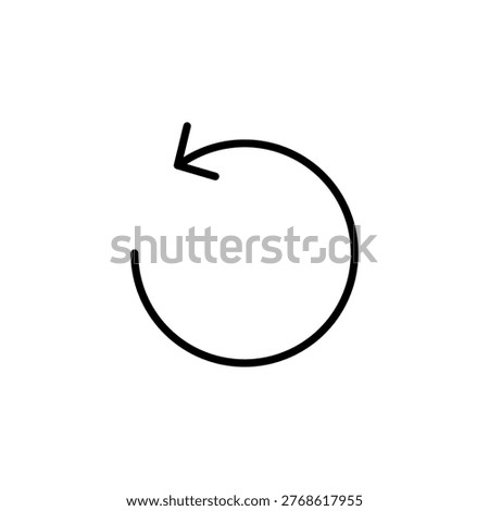 Outline Restore icon for recovery system