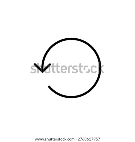 Outline Restore icon for recovery system