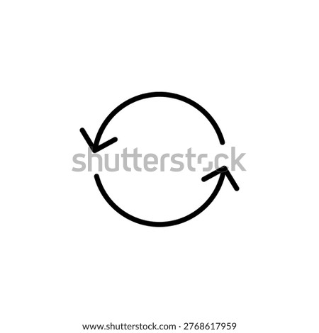 Outline Restore icon for recovery system