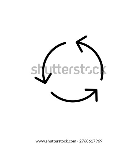 Outline Restore icon for recovery system