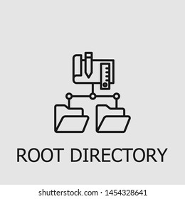 105 Root directory icon Images, Stock Photos & Vectors | Shutterstock