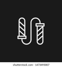 Outline rope vector icon. Rope illustration for web, mobile apps, design. Rope vector symbol.