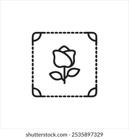 Outline rose flower" designs are minimalist, elegant floral illustrations that capture the essence of roses through simple, clean lines. Perfect for tattoos, wall art, and digital designs, 