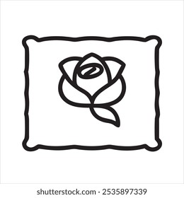 Outline rose flower" designs are minimalist, elegant floral illustrations that capture the essence of roses through simple, clean lines. Perfect for tattoos, wall art, and digital designs, 