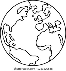 outline of a round bearth