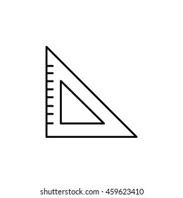 Outline Ruler Icon