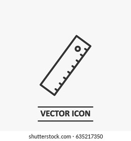 Outline ruler  icon illustration vector symbol