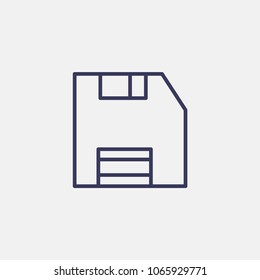 Outline save icon illustration vector symbol
