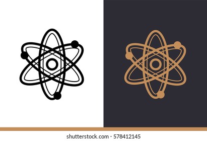 Outline SCIENCE icon for education. Vector line icons suitable for info graphics, print media and interfaces 