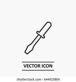 Outline screwdriver icon illustration vector symbol