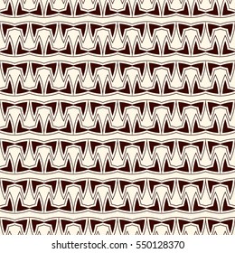 Outline seamless pattern with abstract ornament. Ethnic motif. Repeated geometric figures wallpaper. Modern style surface texture. Digital paper, textile print, page fill. Vector art