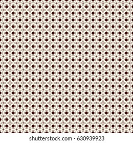 Outline seamless pattern with abstract ornament. Lacy openwork motif. Repeated geometric figures wallpaper. Scrapbook digital paper, textile print, page fill. Vector illustration.