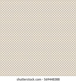 Outline seamless pattern with horizontal lines with knots. Stylized wavy striped abstract background. Simple geometric motif. Digital paper, textile print, page fill. Vector illustration