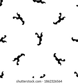 Outline seamless pattern with the letter of the English alphabet on a white background. Beautiful font in a flat style. Geometric letter print.
Stock vector illustration for design, decor, fabric