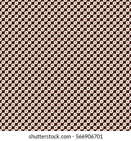 Outline seamless pattern with repeated diagonal lines and circles. Strings of beads motif. Minimalist geometric background. Modern style digital paper, textile print, page fill. Vector illustration.