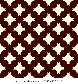 Outline seamless pattern with stylized repeating stars. Simple geometric ornament. Modern stylish texture. Scrapbook digital paper, textile print, page fill. Vector illustration