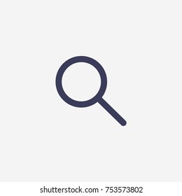 Outline search icon illustration vector symbol