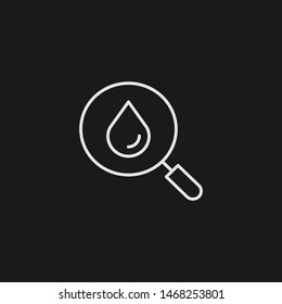 Outline search vector icon. Search illustration for web, mobile apps, design. Search vector symbol.