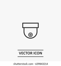 Outline  security camera   icon illustration vector symbol
