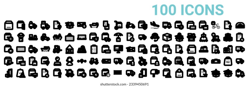 outline set of 100  line icons. linear vector icons such as  , vector