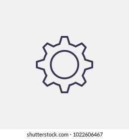 Outline setting icon illustration vector symbol