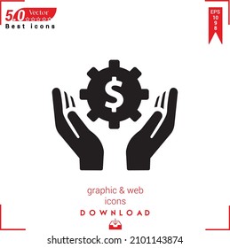 Outline settings Icon. settings icon vector isolated on white background. Graphic design, material-design, Best sellers 2022 icons, mobile application, UI UX design, EPS 10 format vector