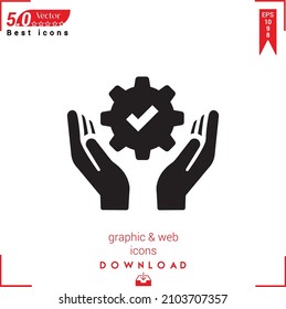 Outline settings Icon. settings icon vector isolated on white background. Graphic design, material-design, Best sellers 2022 icons, mobile application, UI UX design, EPS 10 format vector